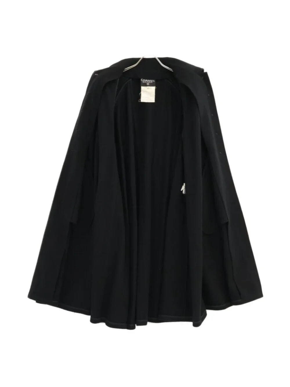 Chanel 94A CC Logo Button Cashmere Long 38
